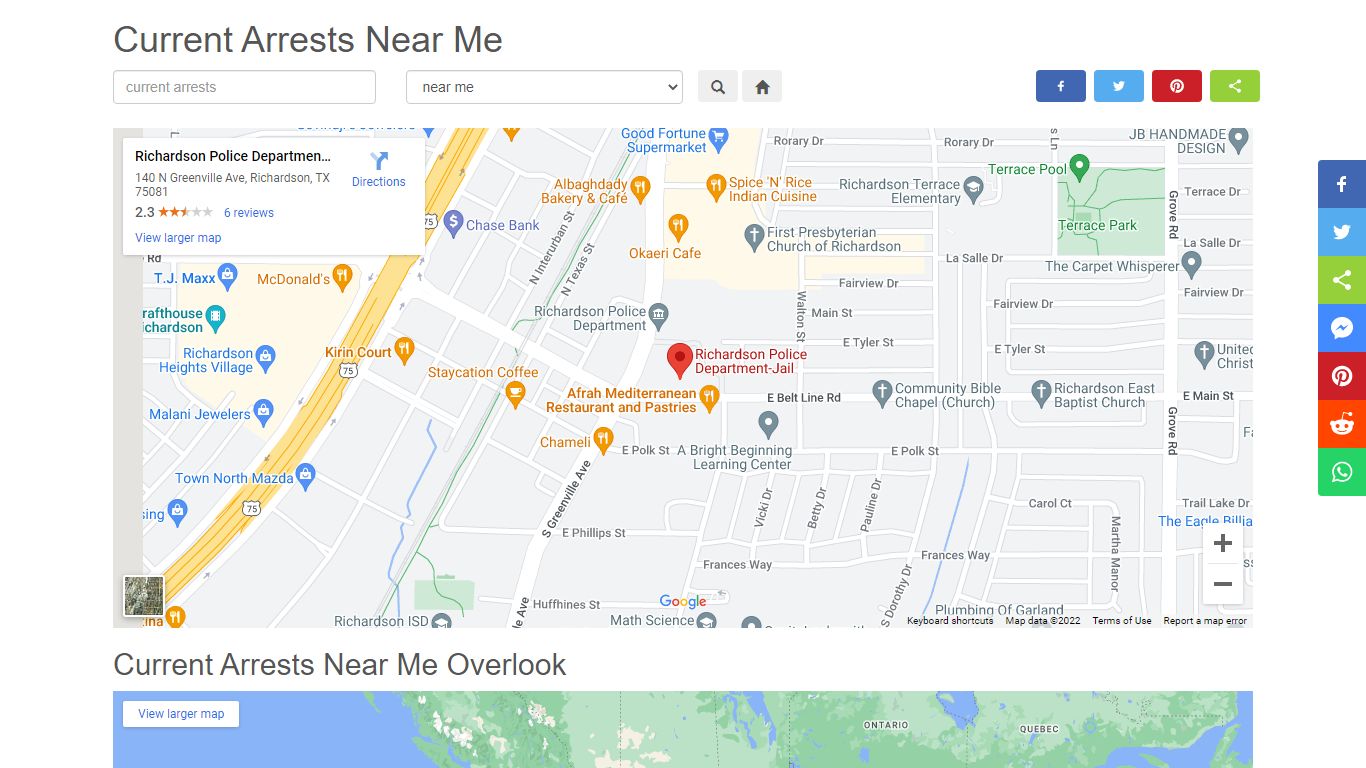 Current Arrests Near Me